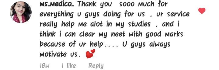 Review from Ms Medico, a NEETshala student