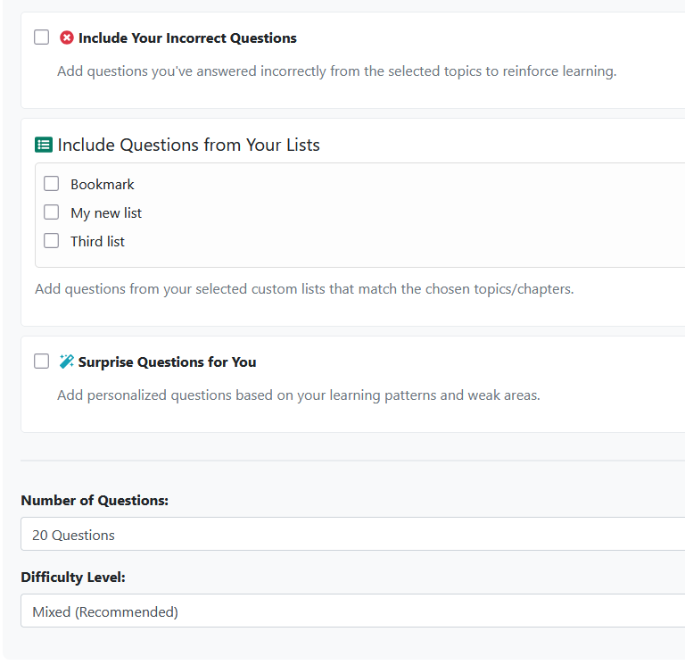 Options for DPP
