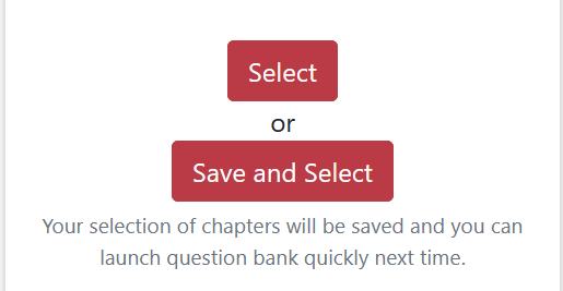 Save and Select button