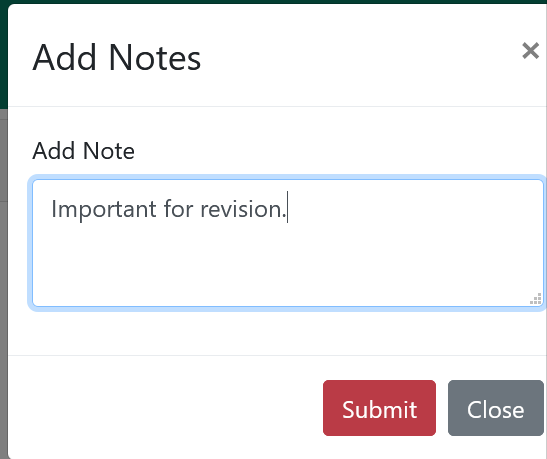 Notes to MCQ